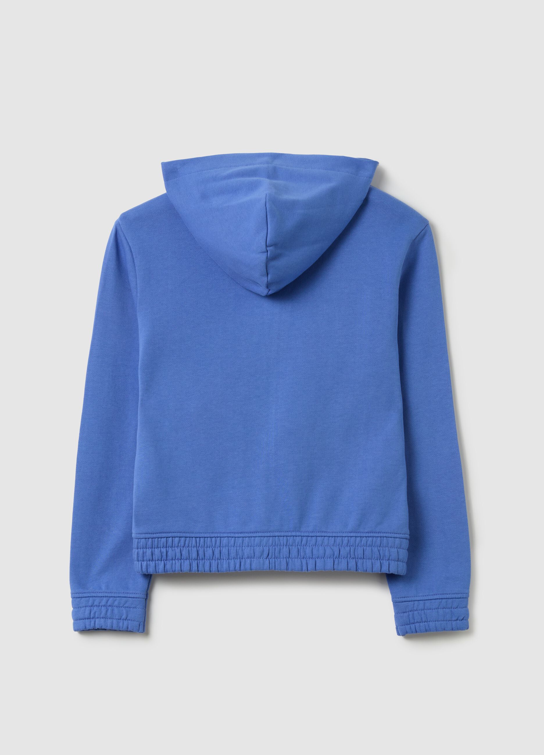Full-zip Essential in French Terry con cappuccio 