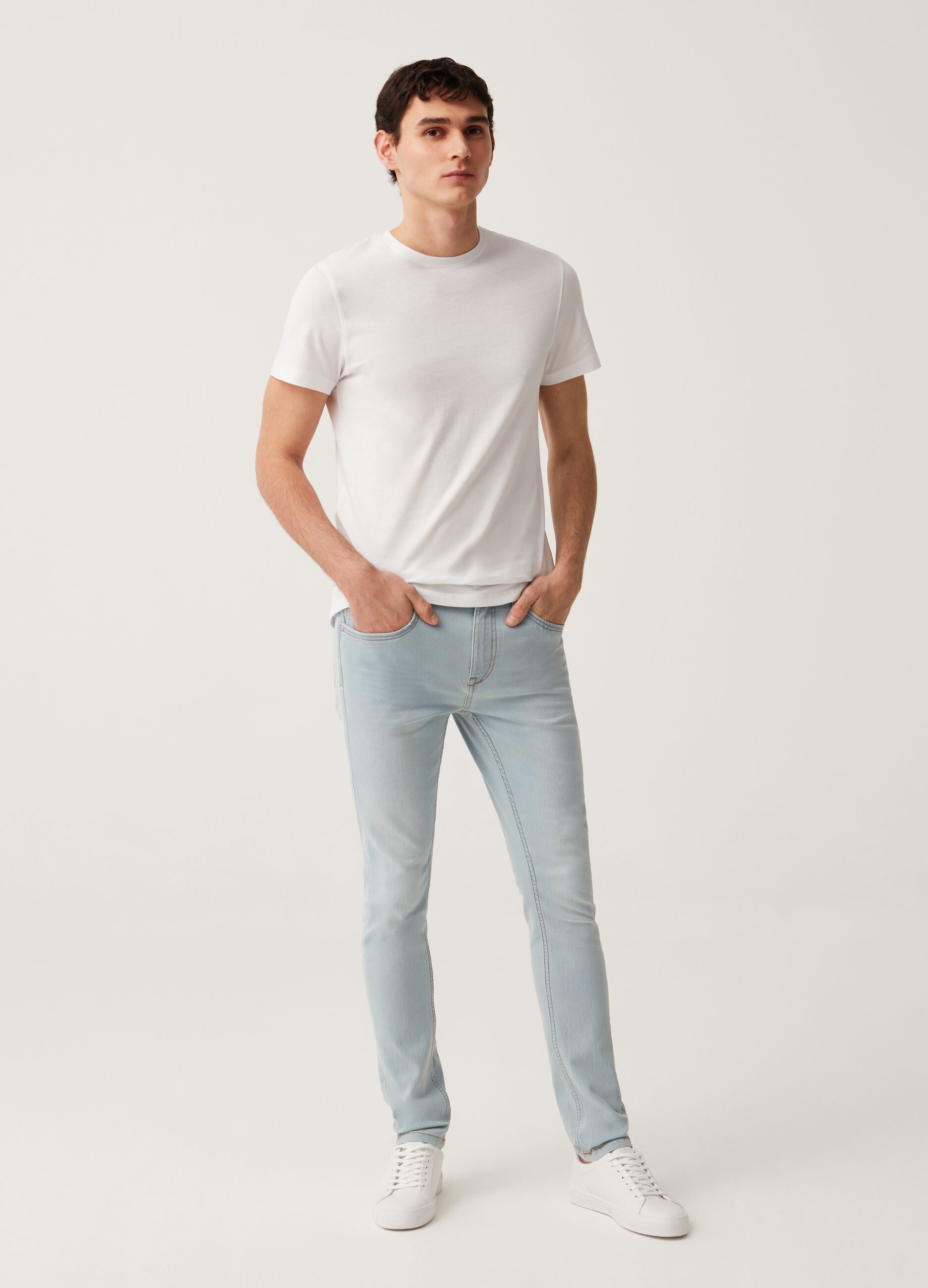 Super-skinny-fit stretch jeans