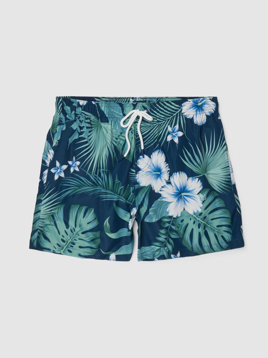 Men's multi-colour regular fit swimwear_4