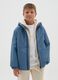 Boys' jacket in blue fabric regular fit_0