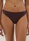 Brown stretch Brazilian bikini bottoms_1