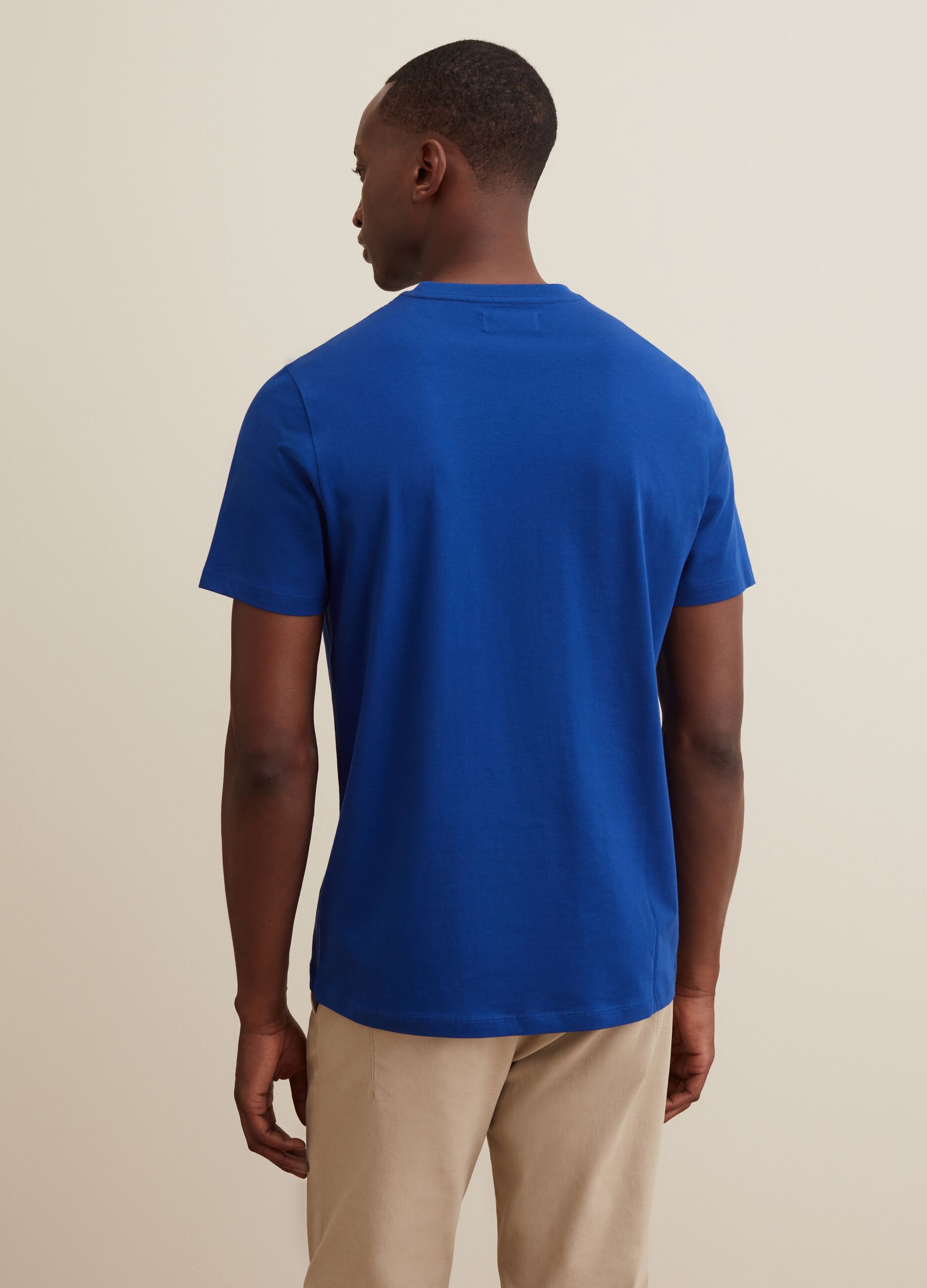 T-shirt in cotone Supima con scollo rotondo_2