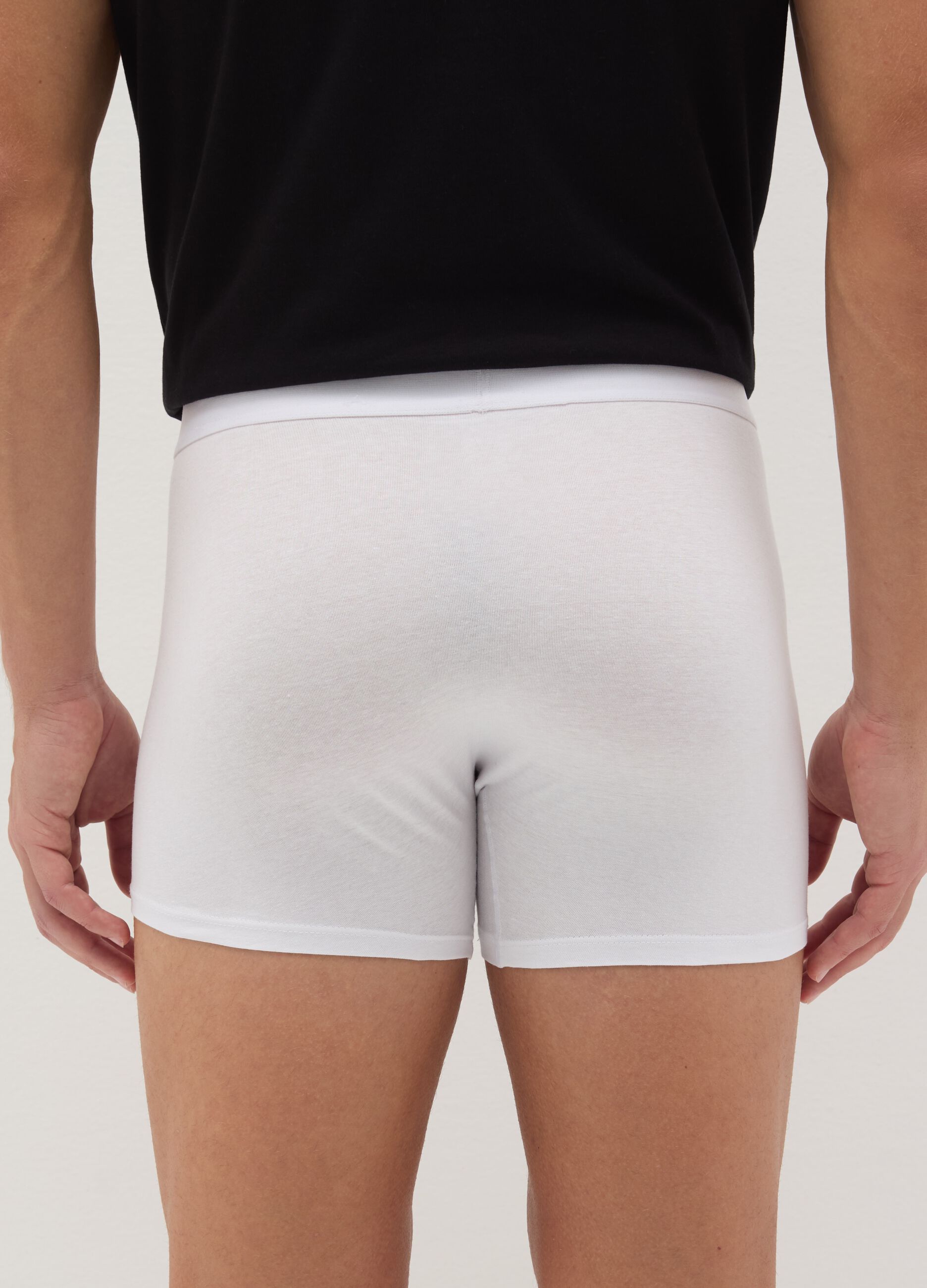 Tripack boxer midi con elastico esterno