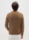 Brown crewneck sweater regular fit_2