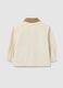 Beige Jacket with Brown Collar for Boys_1