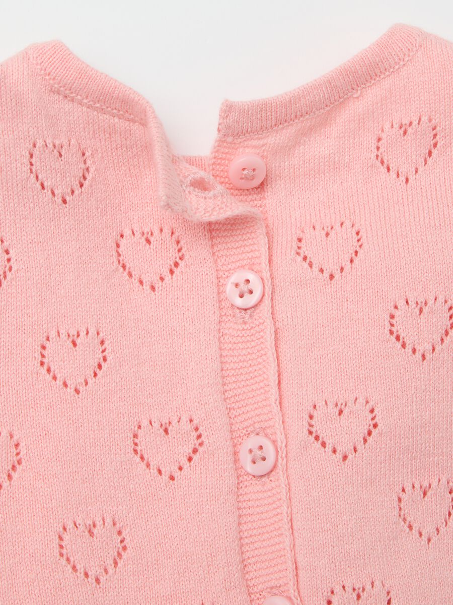 Baby girl pink set in pure cotton_3
