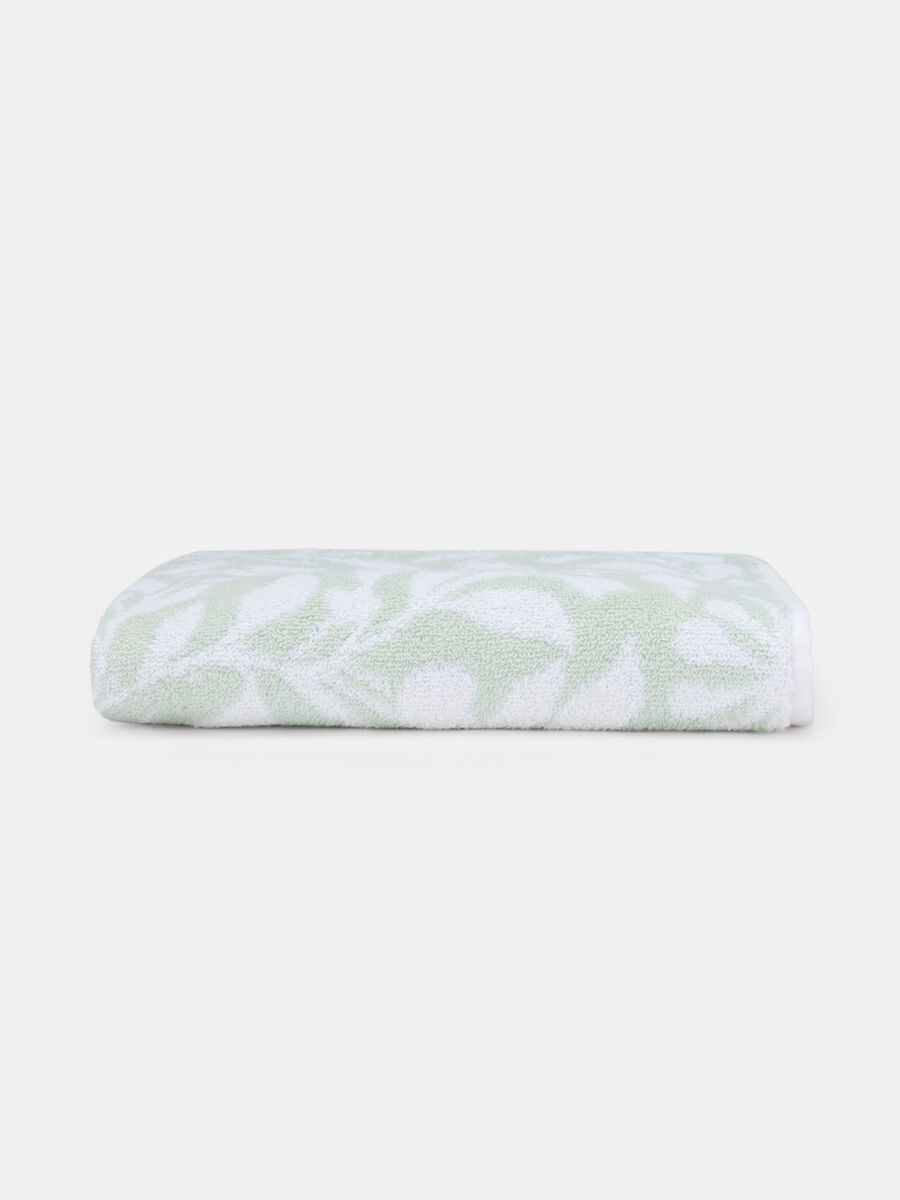 Floral towel in cotton_0