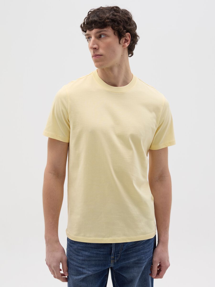 Organic cotton T-shirt with round neck_0