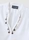 White viscose-blend shirt with charms and V-neck regular fit_5