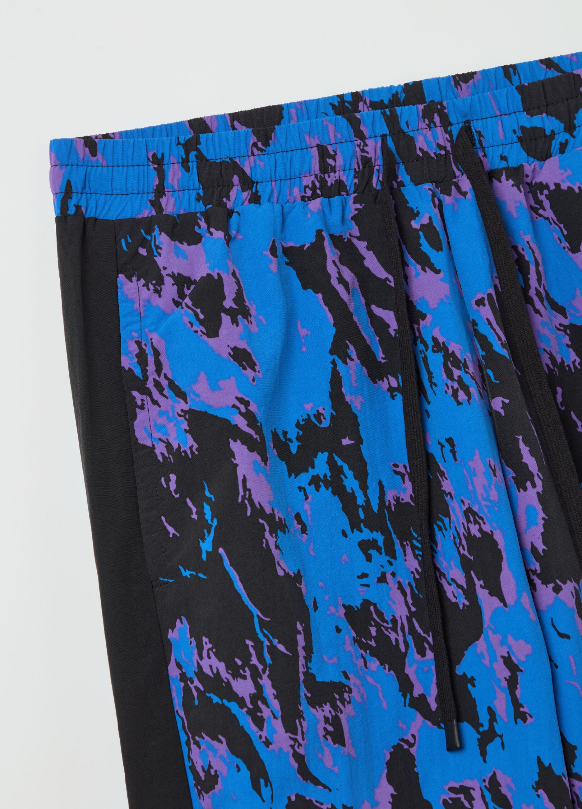 B.ANGEL X THE SEA BEYOND tie-dye joggers with drawstring
