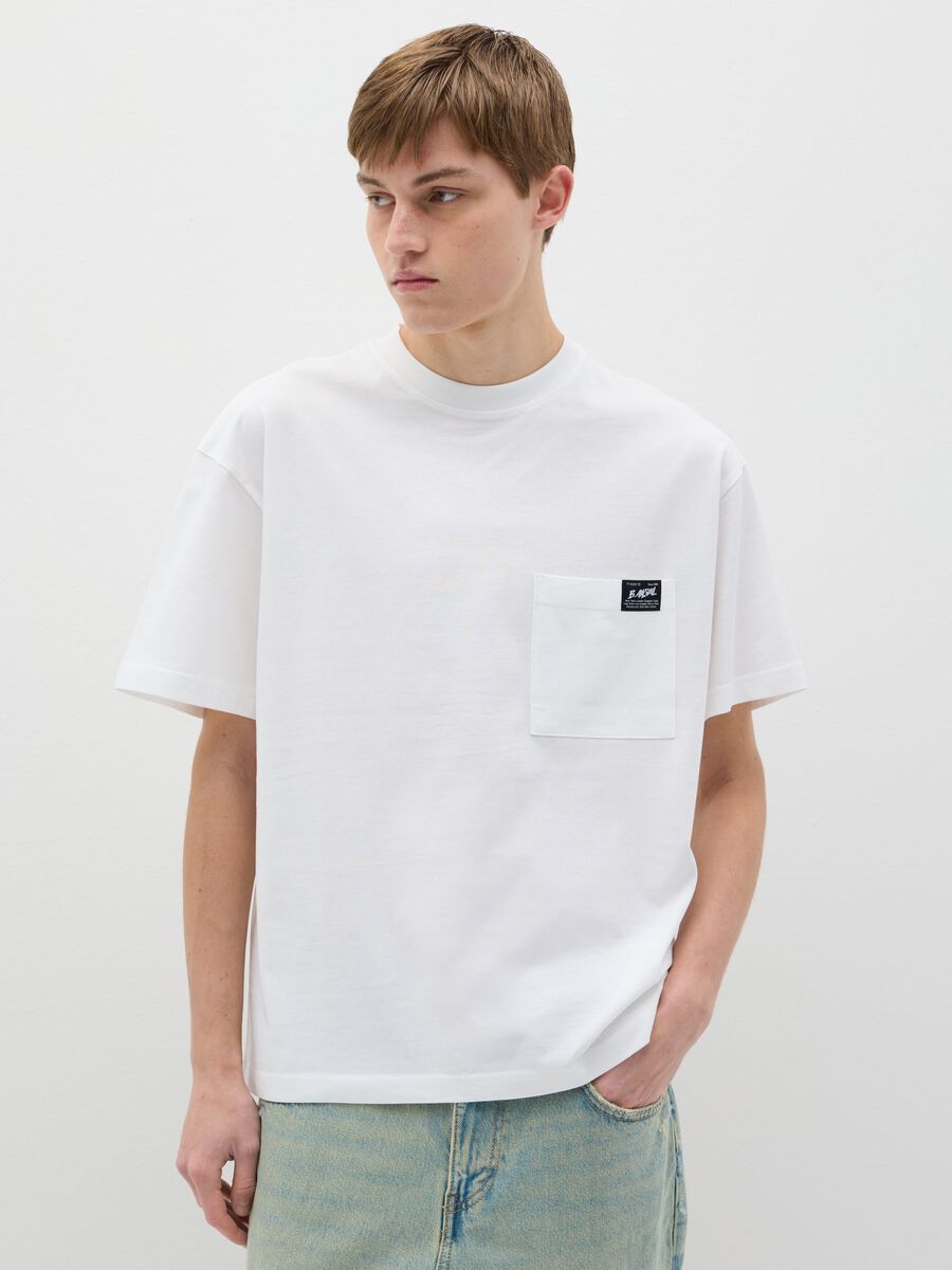 Cotton T-shirt with pocket_0