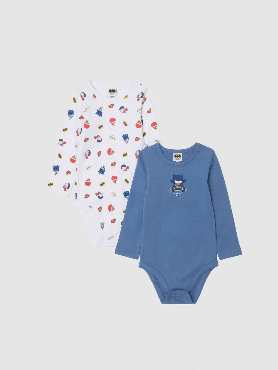 Baby's multicolour pure cotton bodysuit twin pack_0