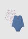 Baby's multicolour pure cotton bodysuit twin pack_0