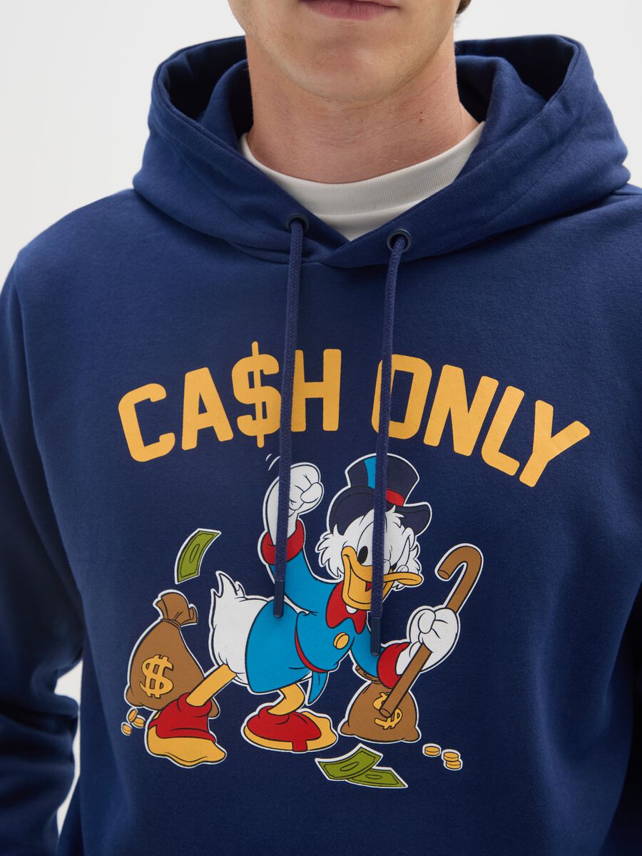 Blue Hoodie with Print_3