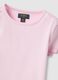 Girls' Pink Stretch Cotton T-Shirt Regular Fit_2