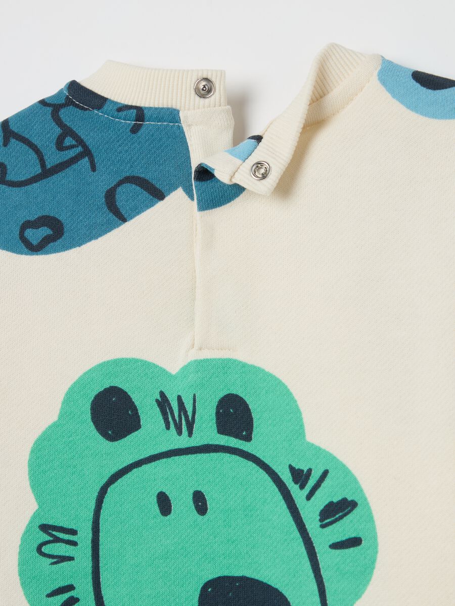 Cotton jogging set with print_3
