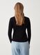 T-shirt with round neckline and diamanté trim_2