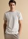 T-shirt grigia in misto cotone traspirante e ad asciugatura rapida_2