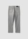Grey denim jeans in pure cotton, regular fit_5
