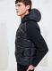 Padded Knit Jacket Black_1