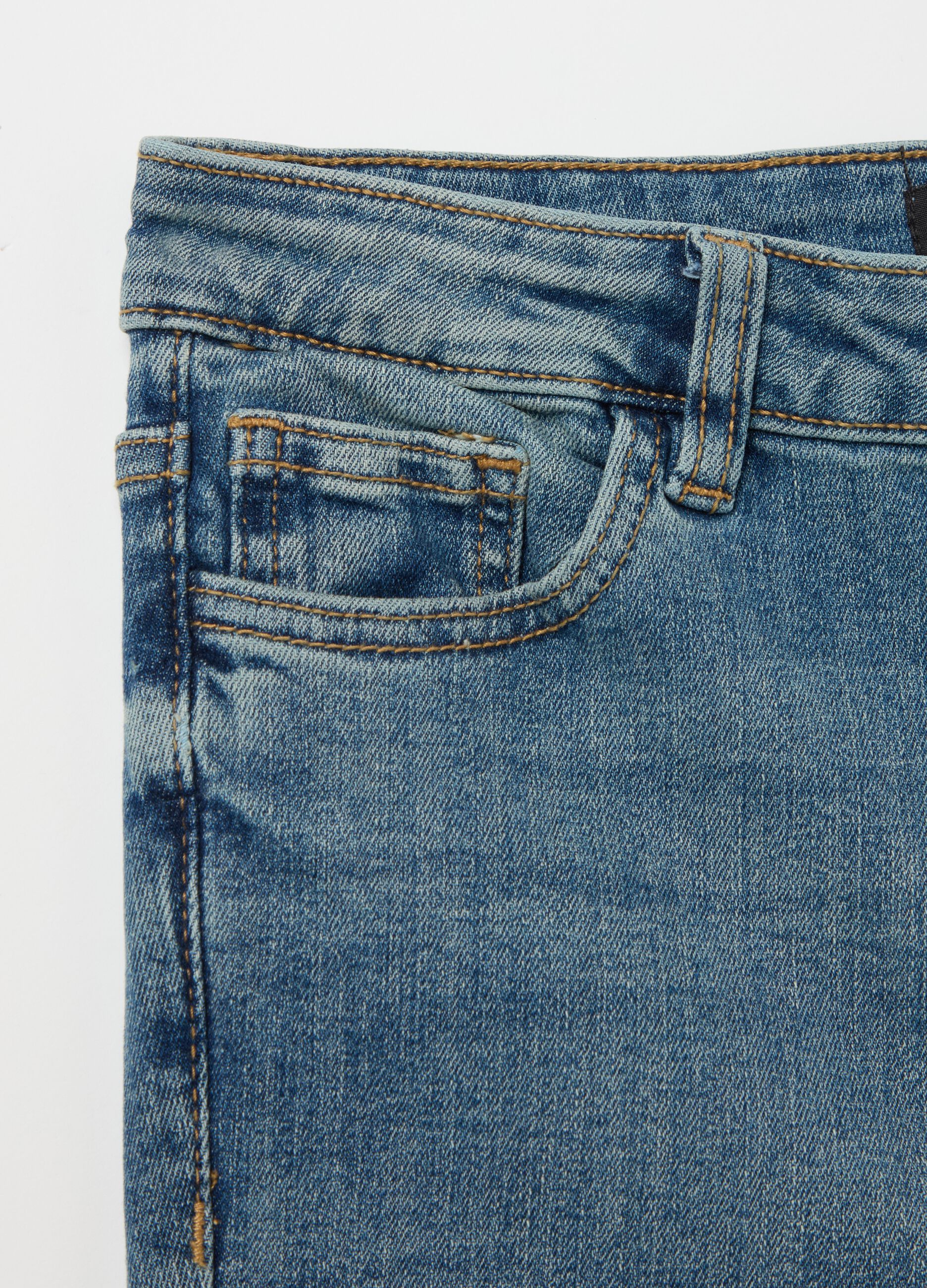 Cropped skinny-fit jeans