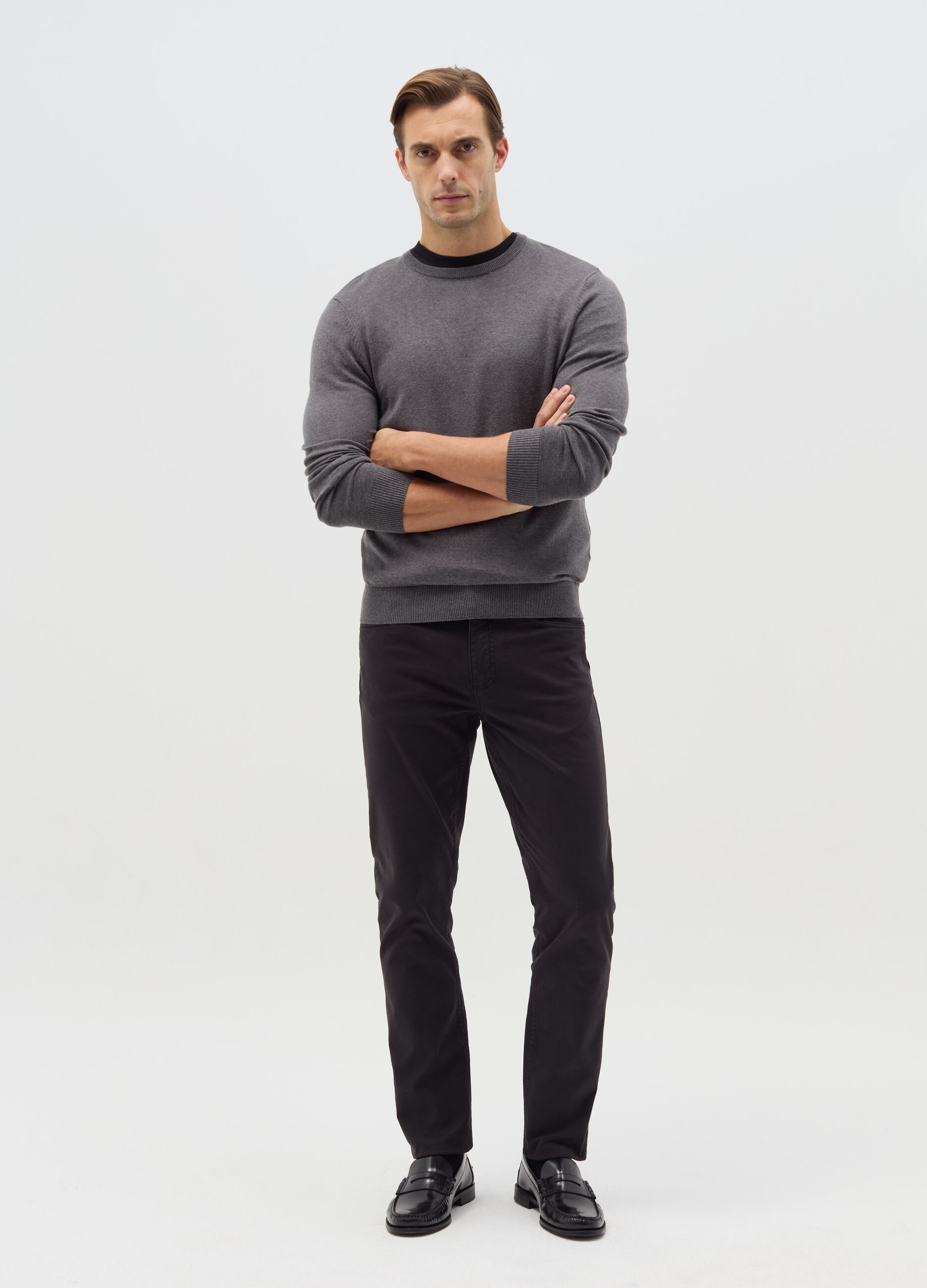 Pantaloni skinny fit cinque tasche