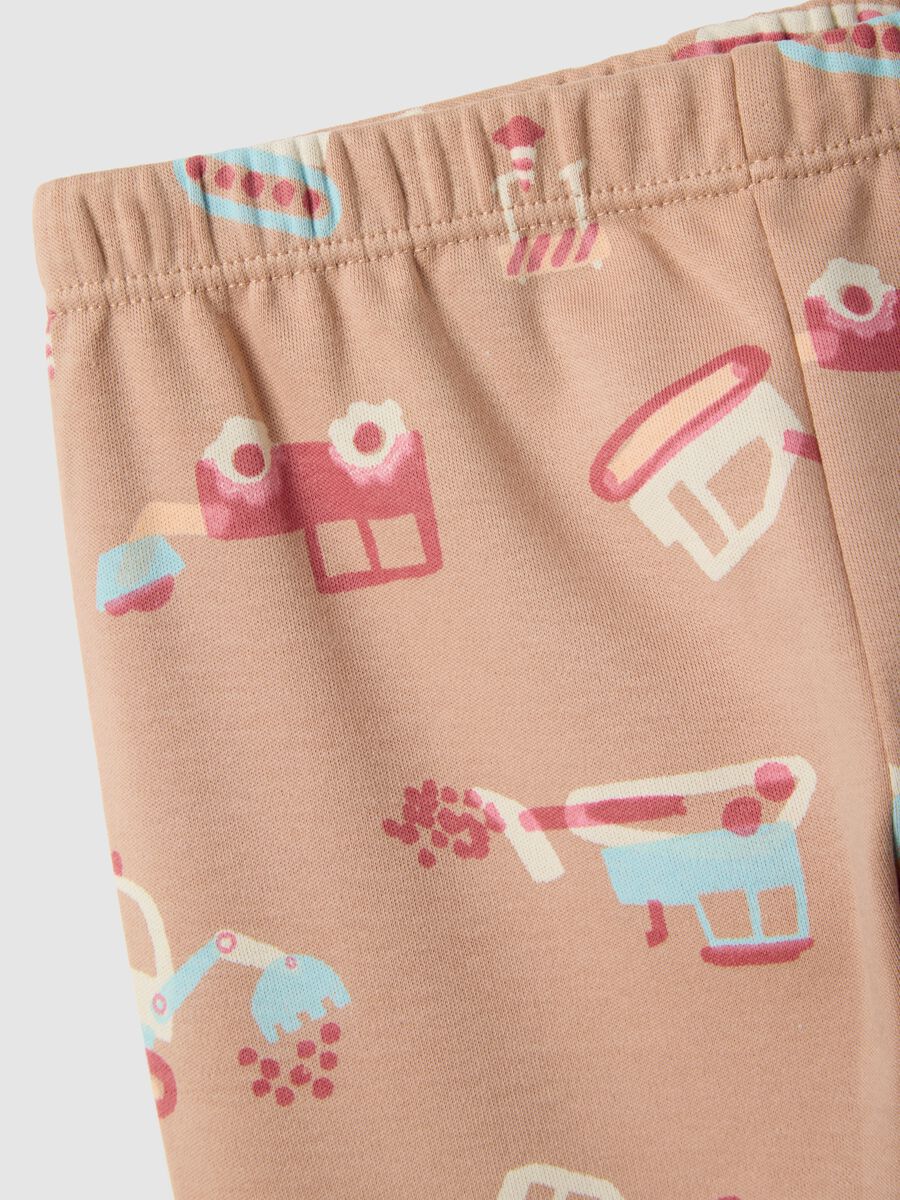 Multicolour baby pyjamas in pure cotton regular fit with prints_3