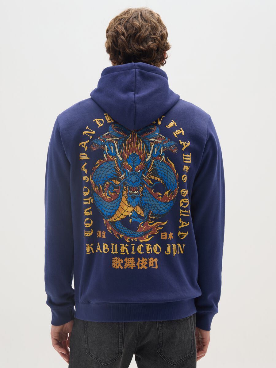 Blue Cotton Blend Hoodie_2
