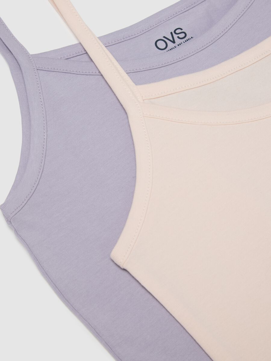 Bipack canottiere in misto cotone multicolor regular fit_1