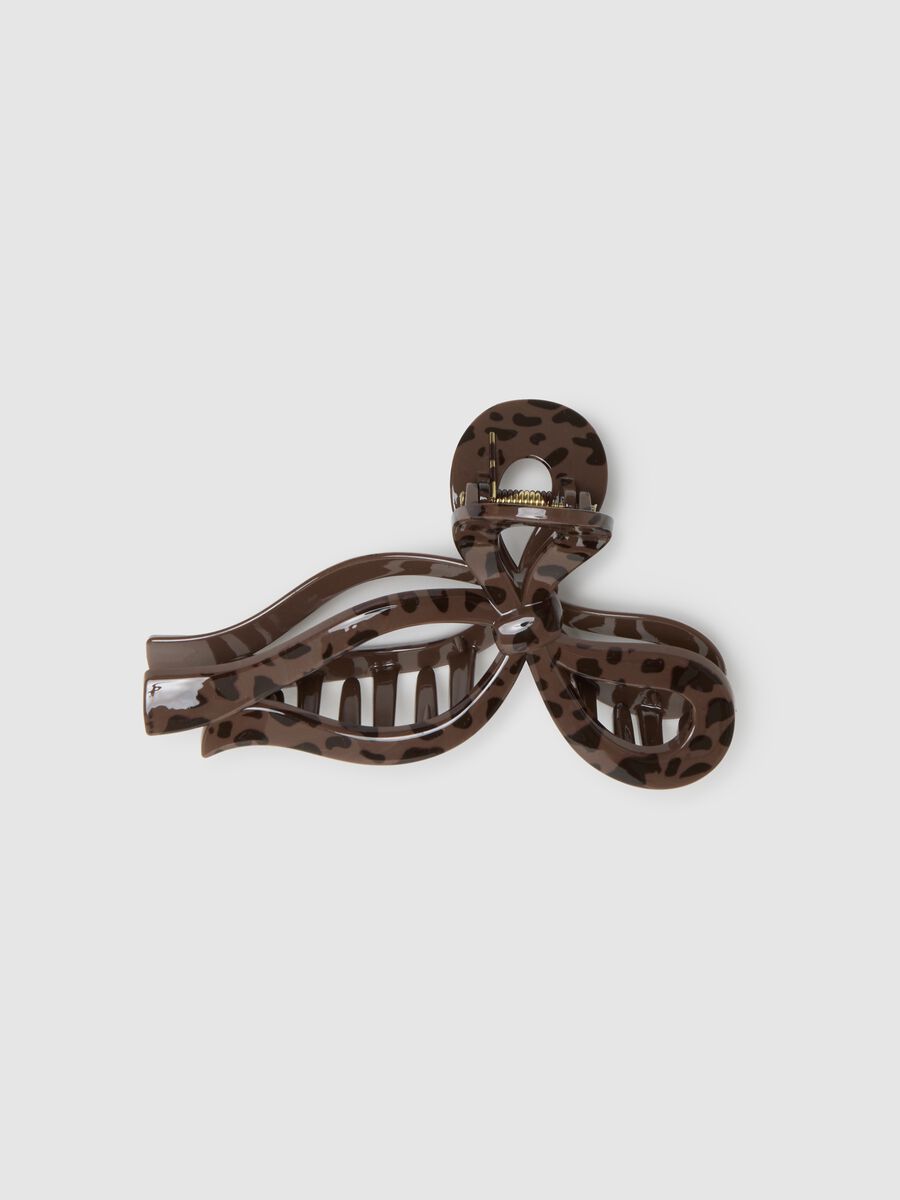 Women's multicolour hair clips with knot_0