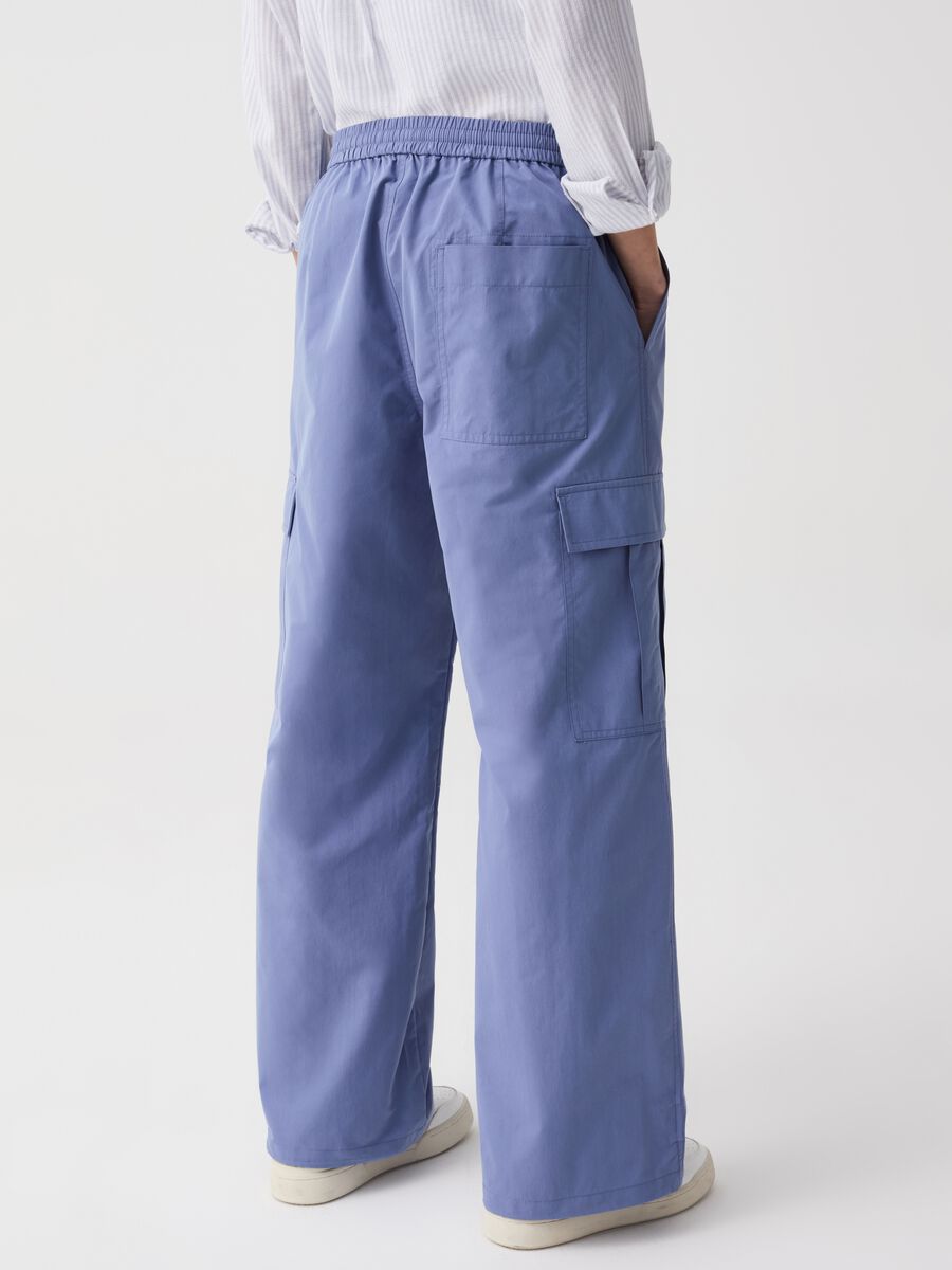 Cargo trousers in poplin_2