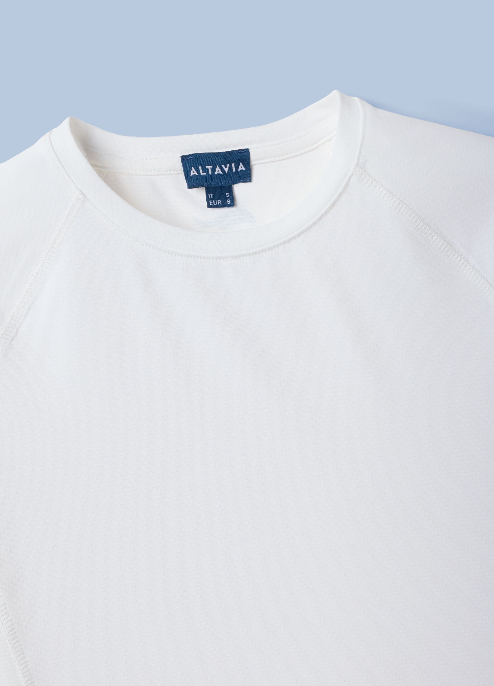 T-shirt tecnica bianca in tessuto elasticizzato ALTAVIA SAILING