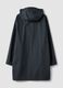 Blue regular-fit raincoat with zip_6
