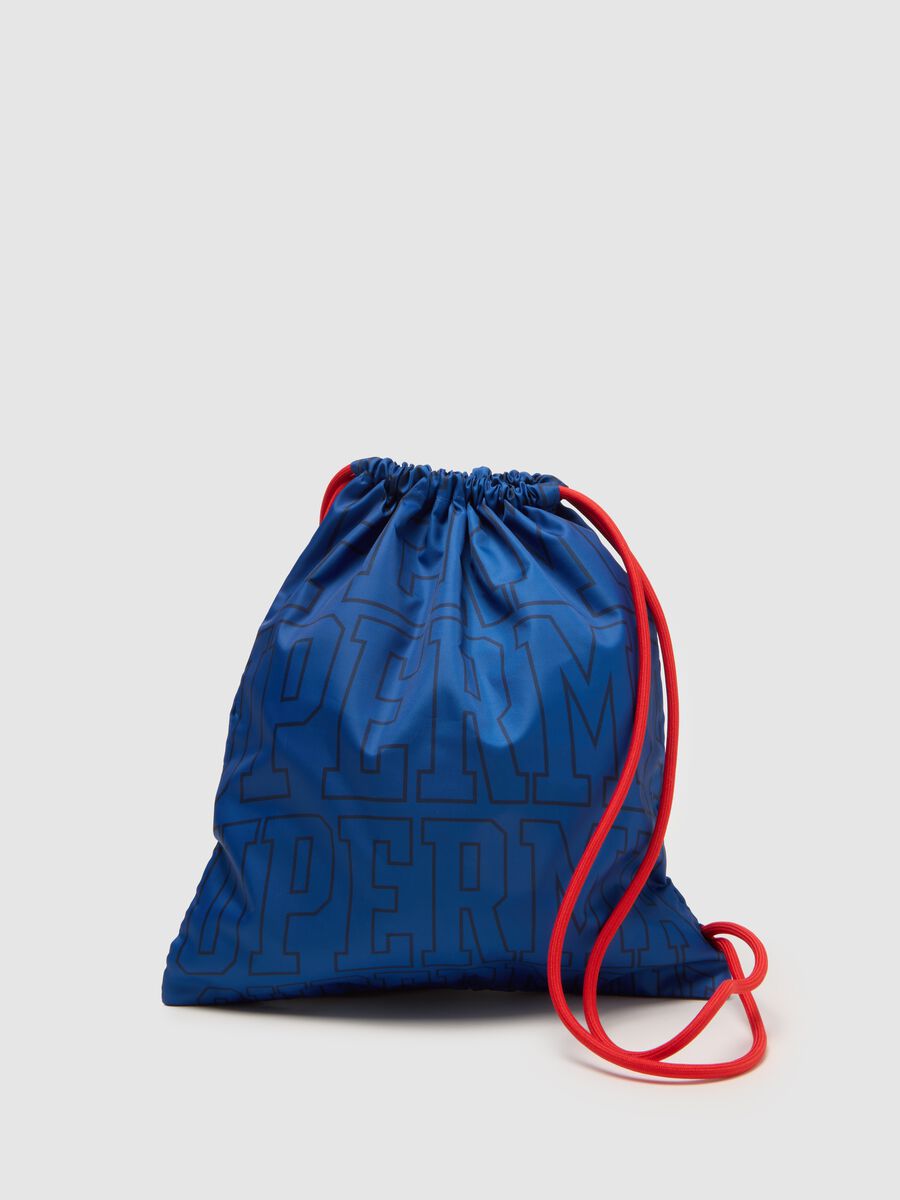 Zaino sacca da bambino in multicolor con logo Superman_1