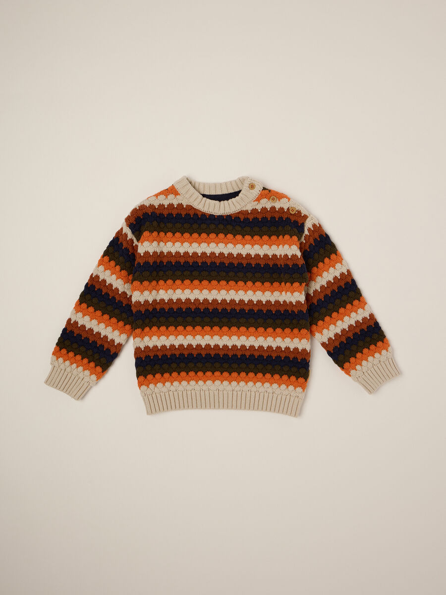 Multicolour cotton sweater for newborn_0