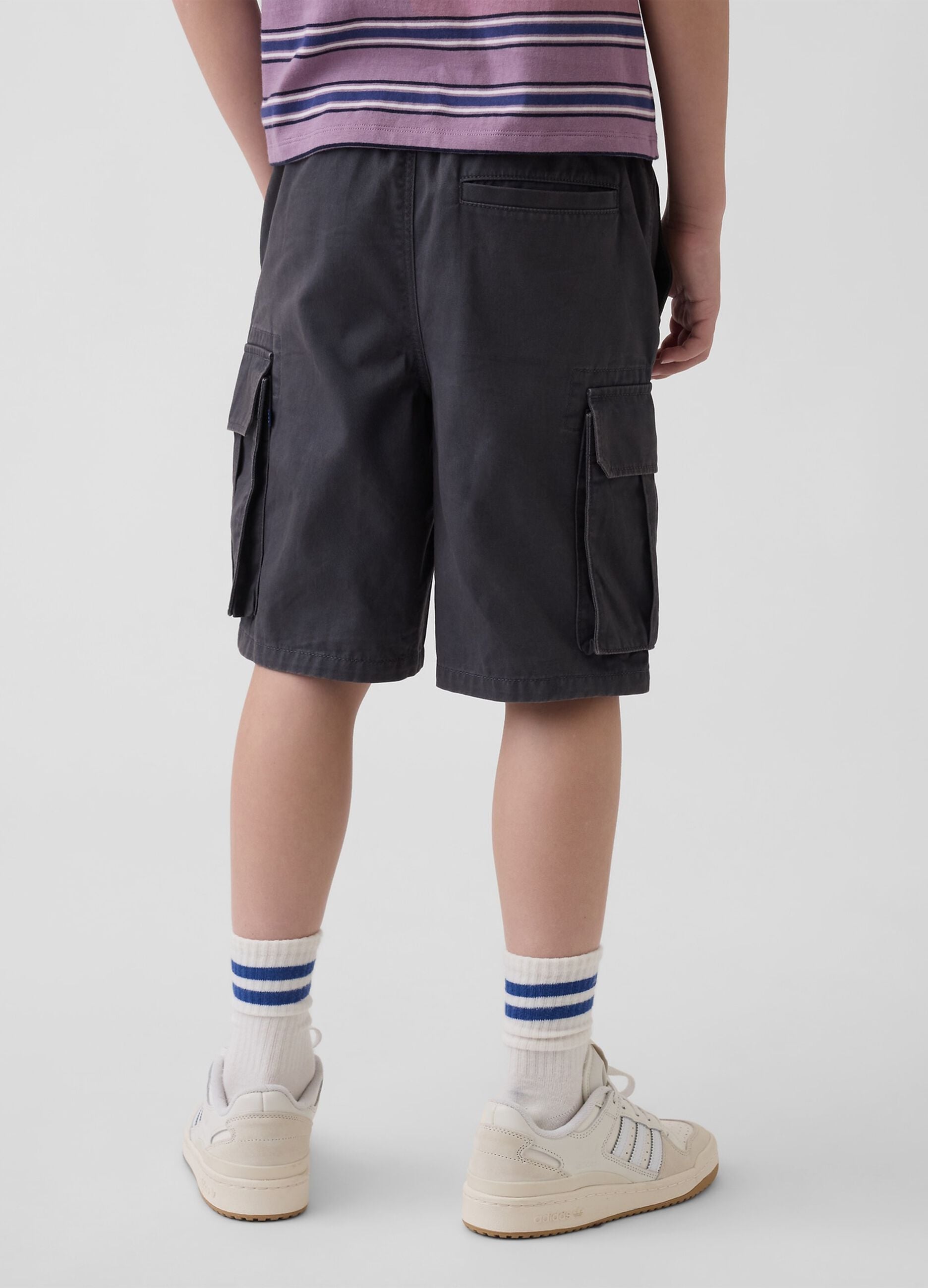 Pure cotton cargo shorts