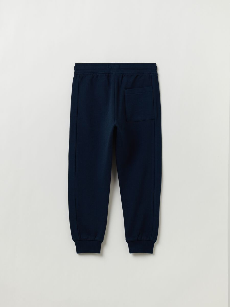 Joggers in felpa con coulisse_1