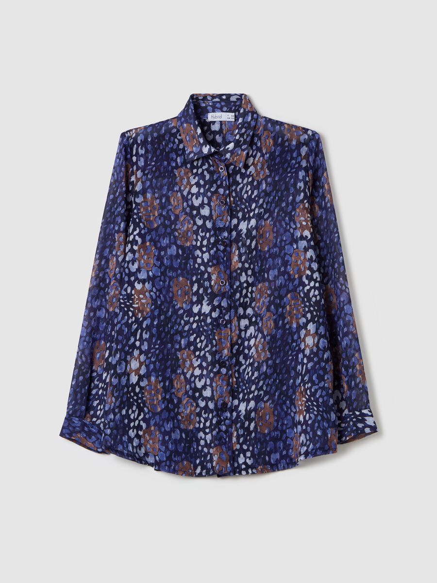 Shirt with patterned print_4