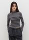 Pullover with striped mock neck_1