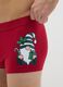 Red Christmas boxers in pure cotton regular fit with print_3