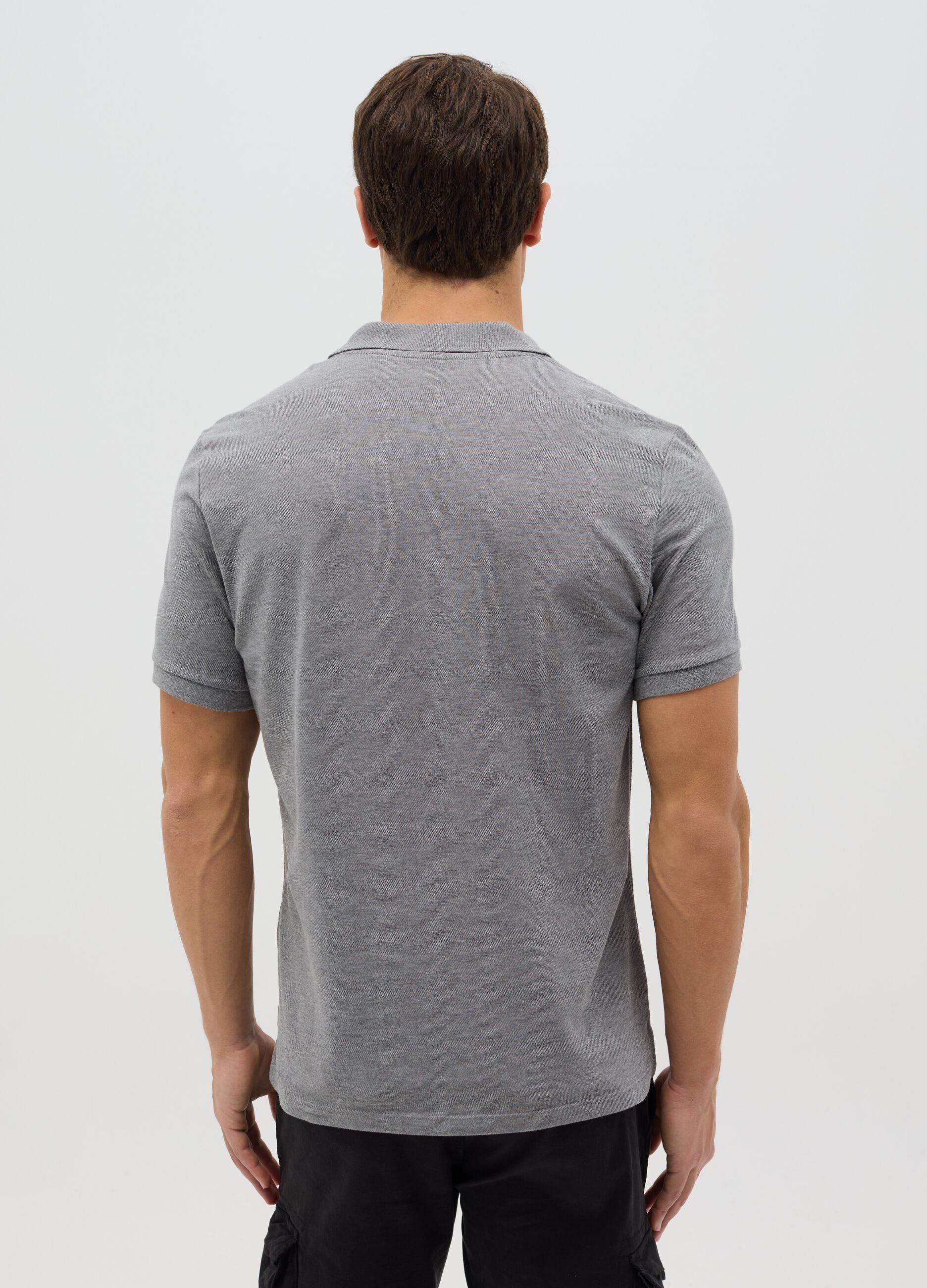 Regular-fit polo shirt in cotton