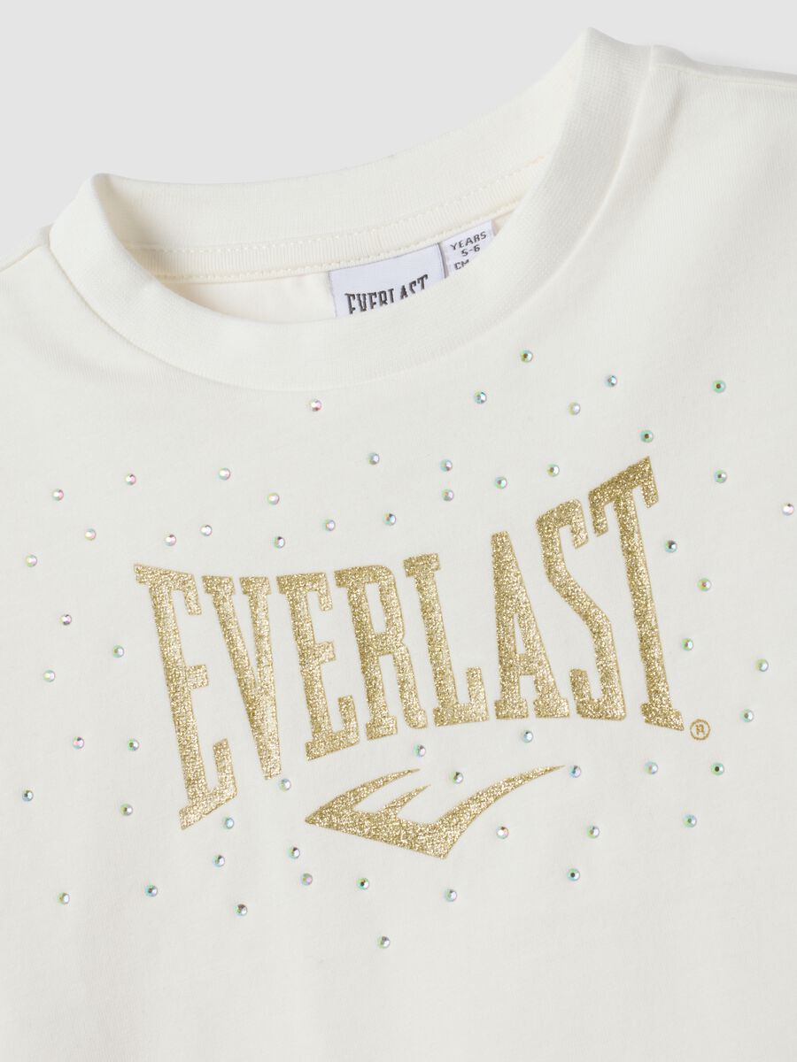 White long-sleeved stretch cotton T-shirt with print_2