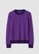 Maglia viola in pura lana girocollo_0