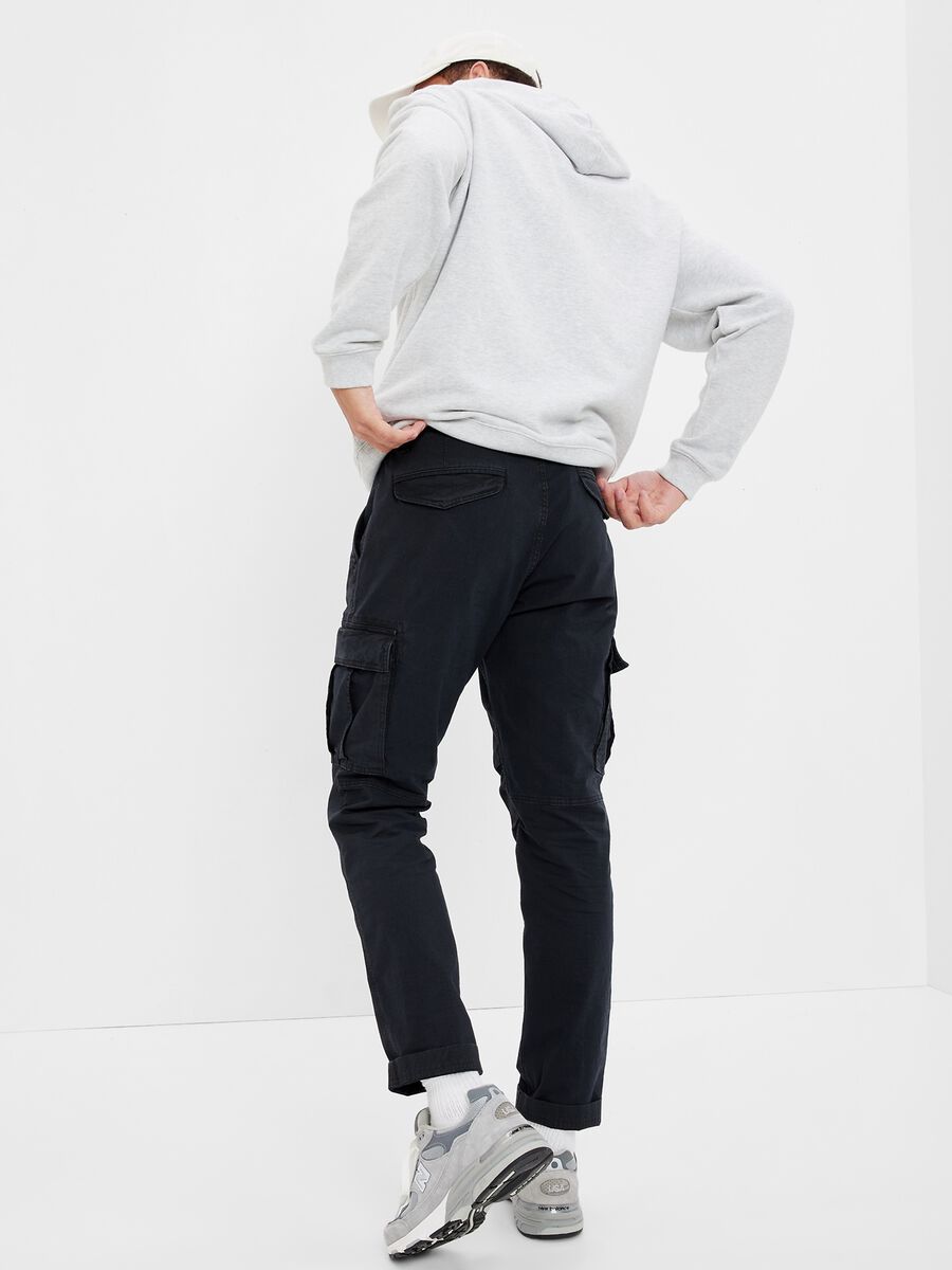 Cargo trousers with ripstop weave_2