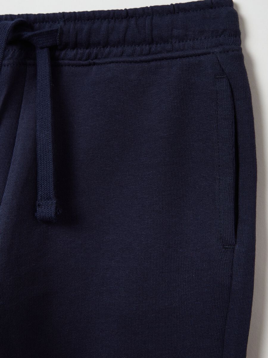 Joggers in felpa con coulisse_2