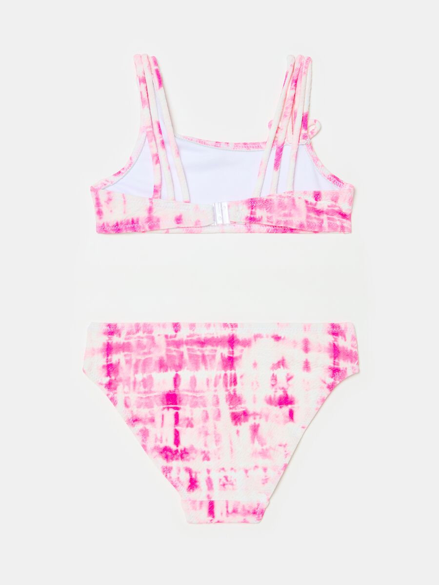 Bikini with tie-dye pattern_1