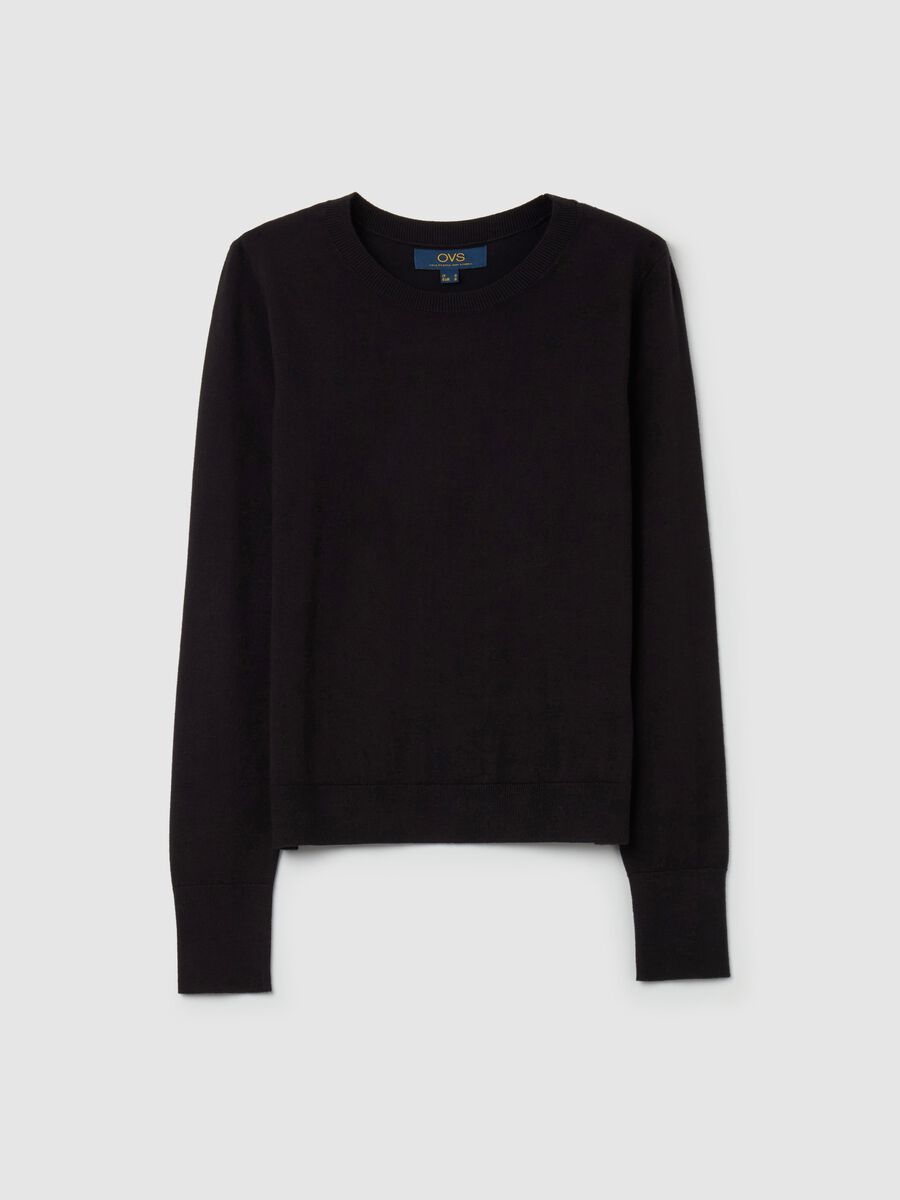 Top with round neck and long sleeves_4