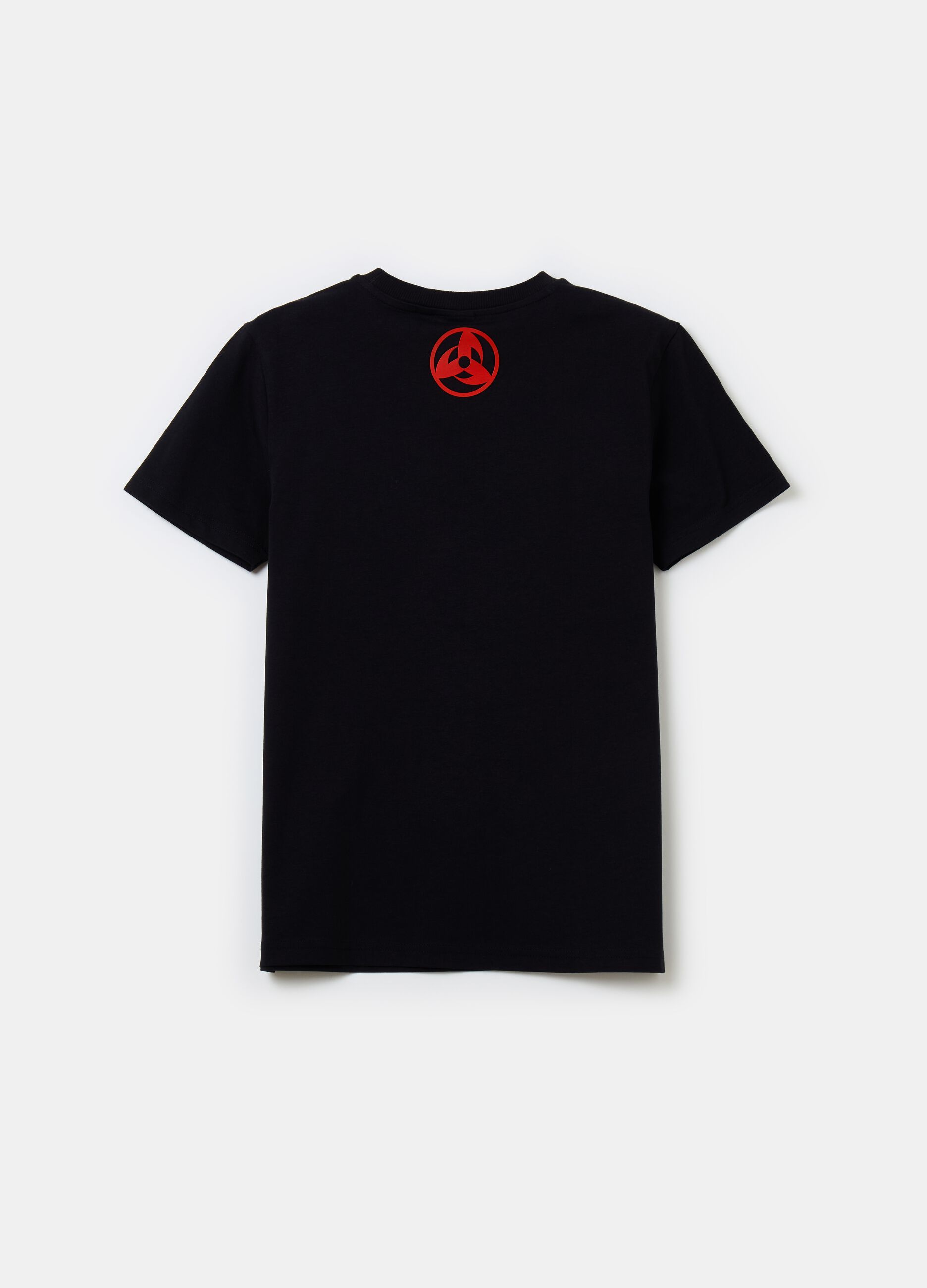 Cotton T-shirt with Naruto print
