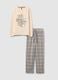 Beige Check Pyjamas_4