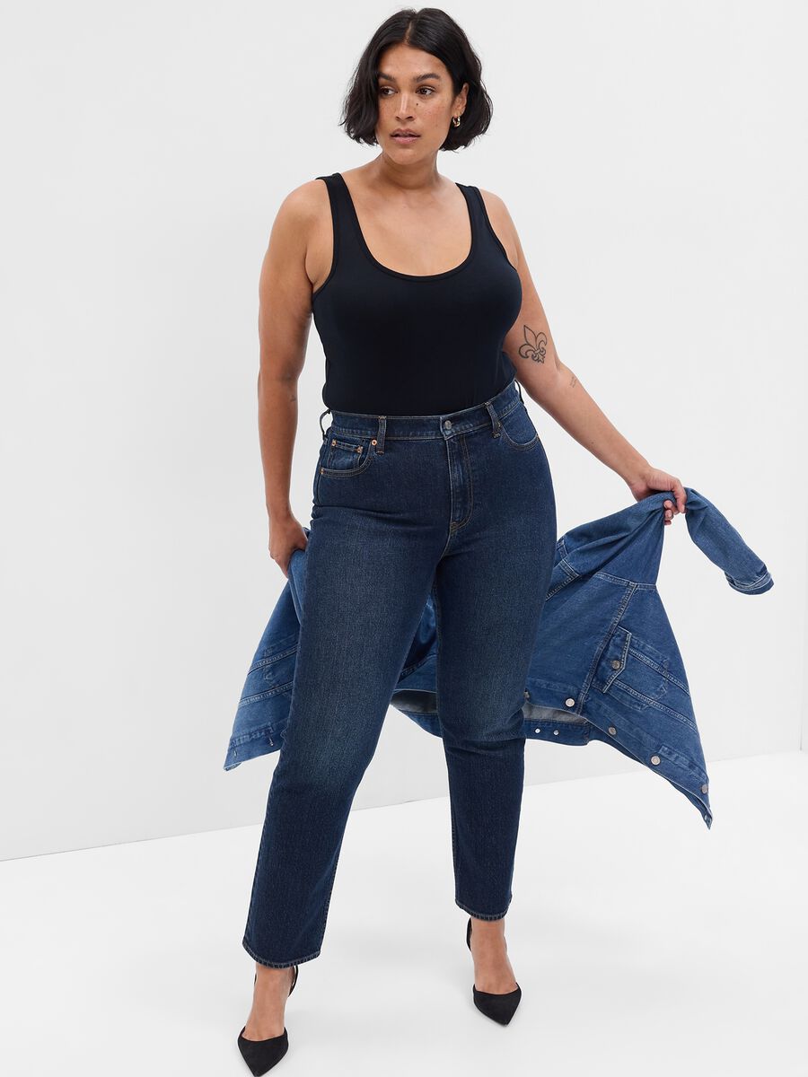 Straight-fit, high-rise jeans_3
